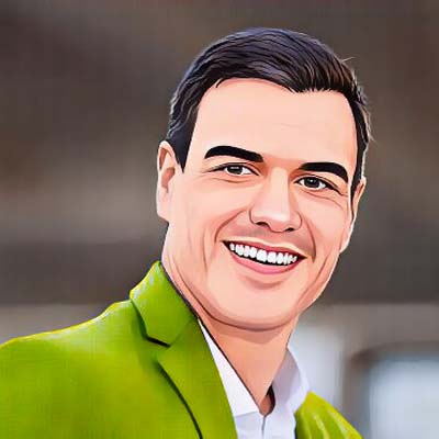 Sancho con traje verde